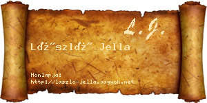 László Jella névjegykártya